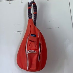 Bright Orange Kavu Rope Sling Bag/Backpack